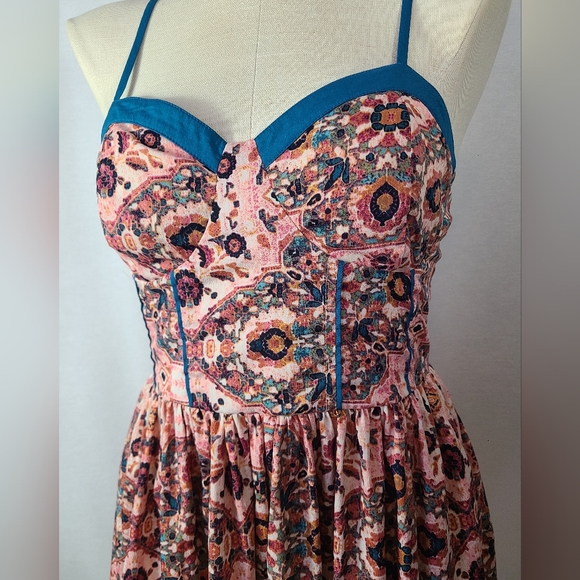 Band of Gypsies boho mini dress- Size medium - Picture 2 of 5